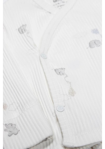 Flying Elephant 3'lü Zıbın Takım 13111 Ekru Gri fırsatları