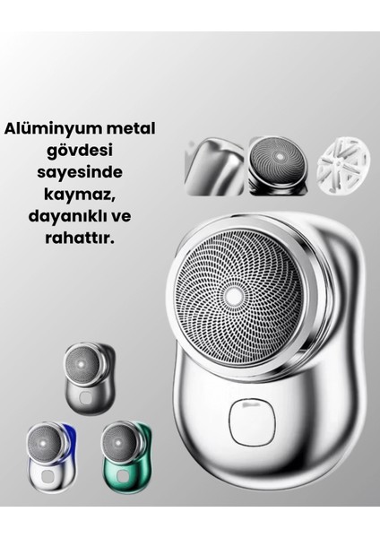 Buğz Mikro Titreşim Motorlu, Düşük Sesli, USB Girişli Tıraş Makinesi fırsatları