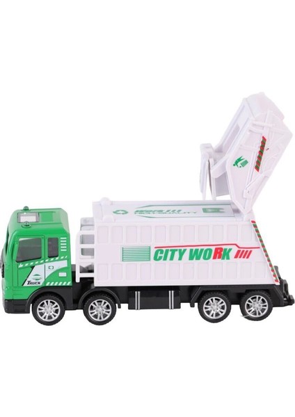 Buğz YH-711-57A Sürtmeli Metal 1:50 Çöp Kamyonu modelleri