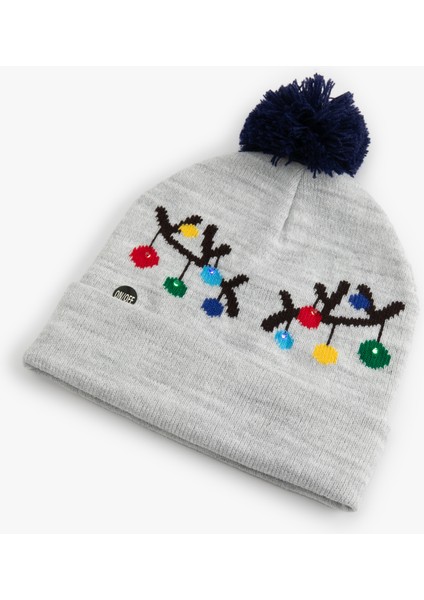 Yılbaşı Temalı Ponponlu Bere modelleri