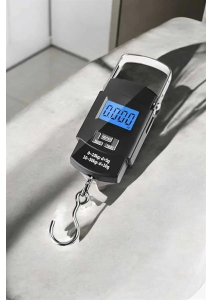 Buğz Ağırlık Ölçer 50 kg El Terazisi El Kantarı Pilli LED Ekran