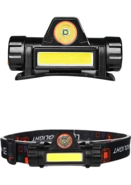 Buğz Ledli Şarjlı Kafa Lambası LED Şarjlı Su Geçirmez Kafa Feneri indirimleri