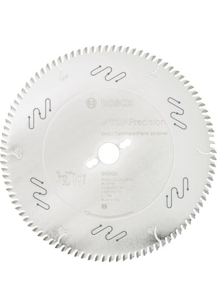 - Serisi Kesim Aşındırıcı Kaplamalı Lamine Panel Için Daire Testere Bıçağı - 300 x 30 x 3,2 Mm, 96 Diş