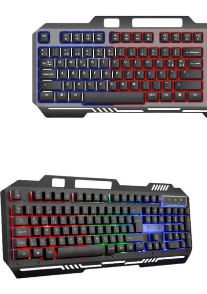 Buğz Gaming Oyuncu Klavyesi LED Aydınlatmalı Mekanik Hisli modelleri