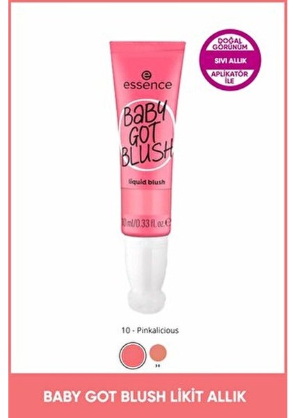 Baby Got Blush Likit Allık 10 Vegan Formül ile Doğal Pembe Renk 10 ml fiyatları
