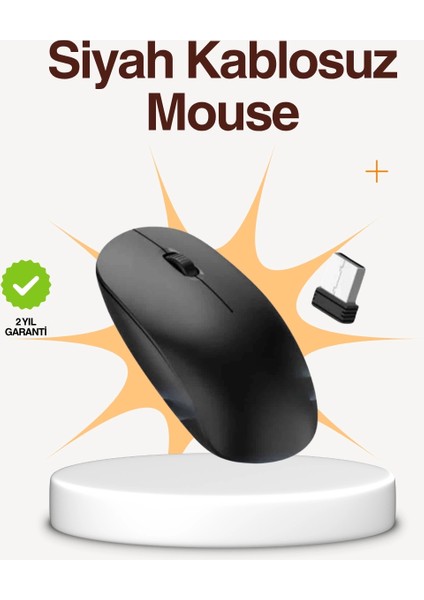 Buğz Kablosuz Sessiz Mouse – Ayarlanabilir Dpı ve USB Bağlantılı