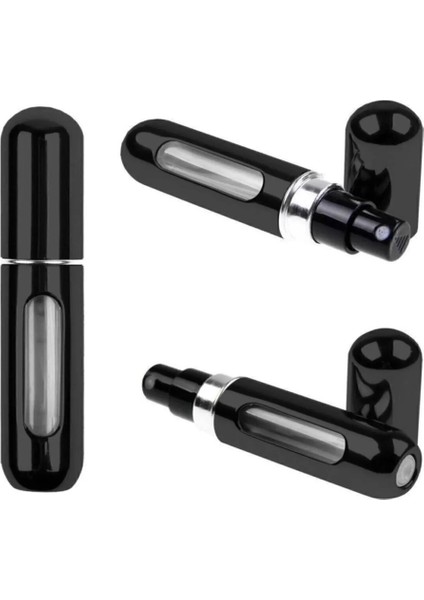 Buğz Cep Parfüm Şişesi Siyah