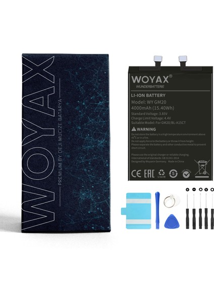 by Deji General Mobile GM20 Batarya / BL-A15CT