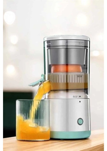 Buğz Katı Meyve Sıkacağı Taşınabilir USB Şarjlı Pratik Paslanmaz Çelik Bıçaklı fırsatları