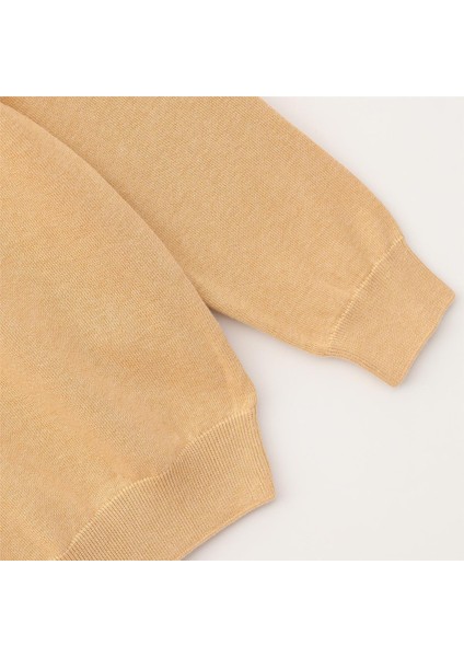 Erkek Şardonsuz Uzun Kol Ince Kazak - 180539 - Sarı modelleri