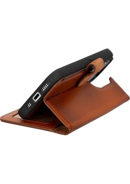 Buğz Apple iPhone 15 Pro Uyumlu Deri Cüzdanlı Kılıf Mwwn RST2EF Taba modelleri