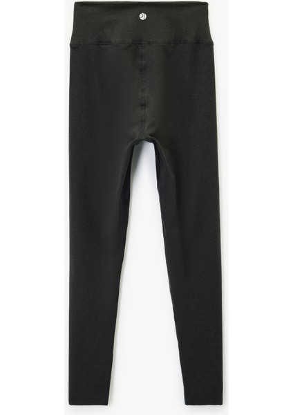 Slim Fit Standart Bel Dikiş Detaylı Spor Tayt fiyatları