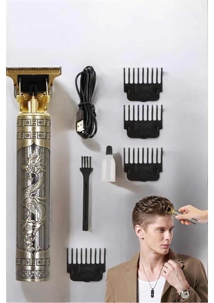 Buğz Profesyonel Şarjlı Saç ve Sakal Şekillendirici Çizik Tıraş Makinesi