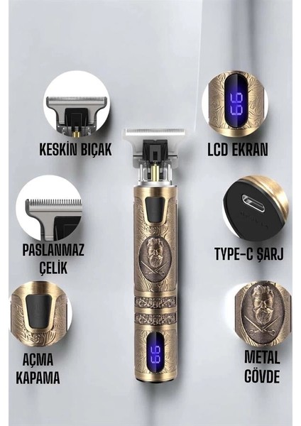 Buğz Çizik Tıraş Makinesi Şarjlı Paslanmaz Çelik Bıçaklı Uzun Ömürlü modelleri