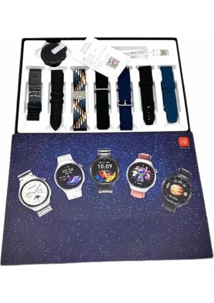 Buğz Akıllı Saat Çoklu Kordon Seçenekli Dokunmatik Ekran Nabız Sensörlü modelleri