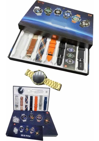 Buğz Akıllı Saat Çoklu Kordon Seçenekli Dokunmatik Ekran Nabız Sensörlü indirimleri