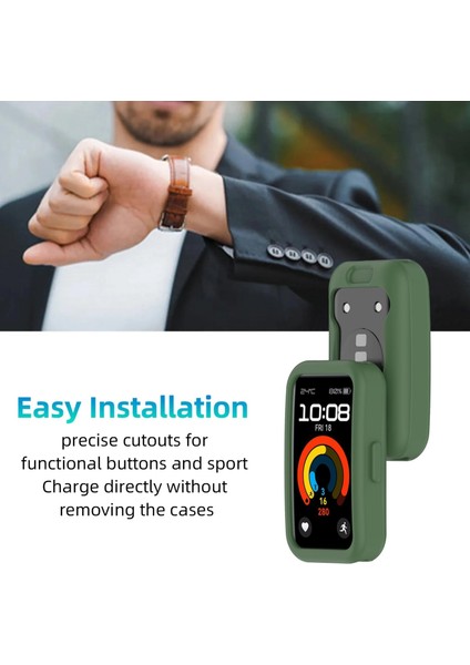 Huawei Band 10 / 9 / 8 Için Silikon Saat Kılıfı (Yurt Dışından) indirimleri