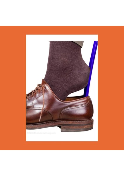 27 cm Askılı Ayakkabı Çekeceği Kısa Sert Dayanıklı Plastik Kerata Renkli Ayakkabı Giyme Aparatı fiyatları