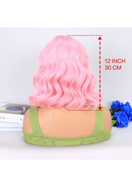 Şeker Pembe Yan Tül Peruk indirimleri
