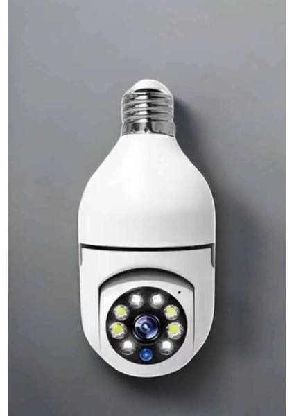 Buğz Ampul Görünümlü Güvenlik Kamerası Duylu Wifi Kamerası Dönebilen modelleri