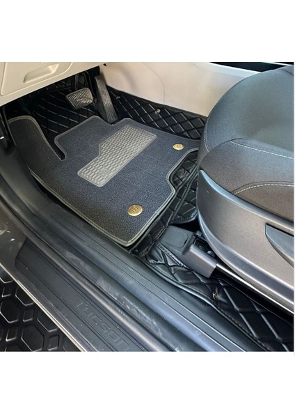 Hyundai Tucson 2021 Sonrası Aracına Özel 8d Çift Katmanlı Havuzlu Paspas Takımı