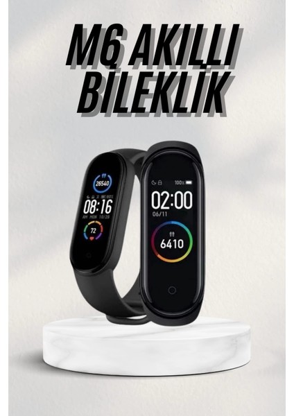 Buğz Akıllı Bileklik Android ve Ios Uyumlu Bildirim ve Çağrı Görme Spor Takibi