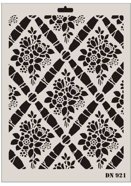 Rich Dantel Seri DN-921 Stencil 35X25 cm