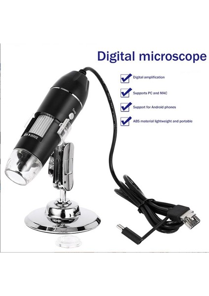 1600X Dijital Mikroskop Kamera 3'ü 1 Arada LED Büyüteç Lehimleme Için (Yurt Dışından) indirimleri