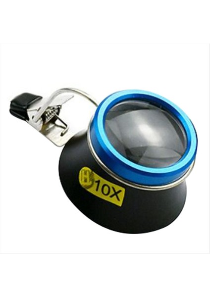 10X Gözlük Büyüteci Klipsli Göz Büyüteci Taşınabilir Tamir Aracı (Yurt Dışından)
