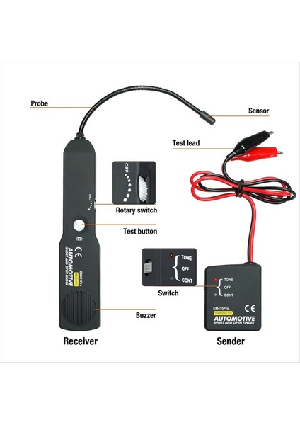 EM415PRO Otomotiv Elektrik Açık ve Kısa Devre Bulucu Devre Test Cihazı (Yurt Dışından) fiyatları