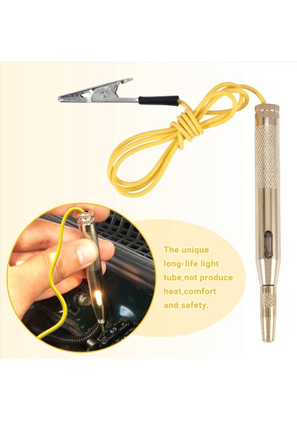 6V 12V 24V Araba Işık Test Cihazı Otomotiv Elektrik Test Cihazı Test Lambası (Yurt Dışından) indirimleri