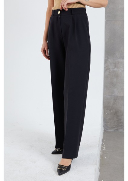 Kadın Beli Lastikli Pzzo Pantolon modelleri