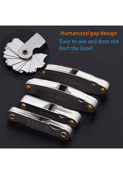 Paslanmaz Çelik Yarıçap Ölçer, Taşınabilir Içbükey Dışbükey Yay Aleti (5 Adet) (Yurt Dışından) indirimleri