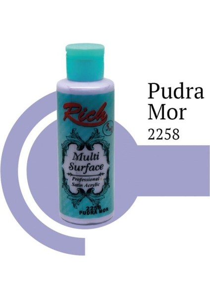 Riculti Surface 2258 Pudra Mor Akrilik Boya 130 cc