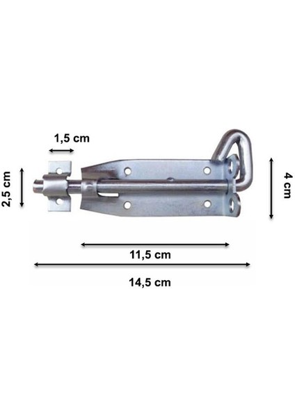 Kilitli Sürgü No 3