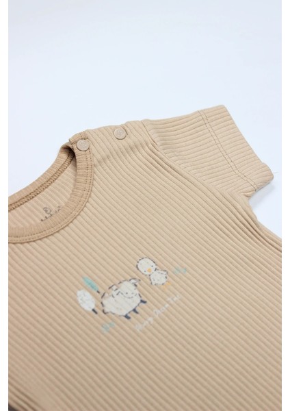 Always Dream Yarım Kol 2'li Body 17114 Ekru Bej modelleri