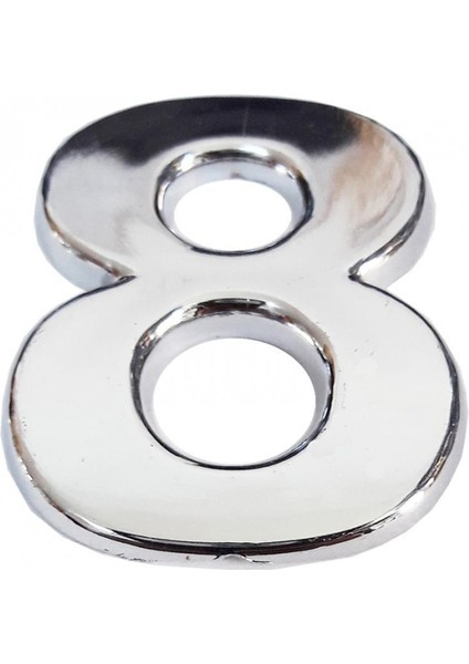 Cemax Krom Yapışkanlı 8 Rakamı 5 cm