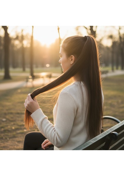 Fiber Sentetik Düz 8 Parça Çıt Çıt / Kahverengi