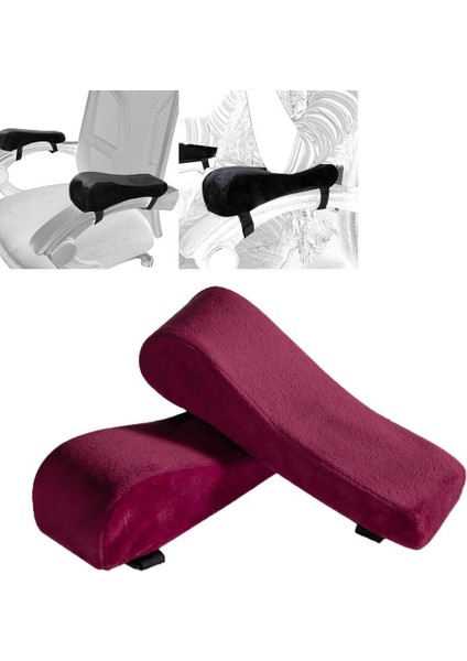 2x Ük Koltuk Iğı Ikları Dirsek Kol Dinlenme Ğı Sandalyesi Koltuk Pedleri Kırmızı (Yurt Dışından) indirimleri