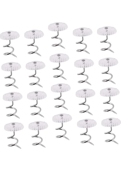 Şeffaf Başlıklı Döşeme Ilıı Sabitleyici Yuvarlak 20 Paket (Yurt Dışından) fırsatları