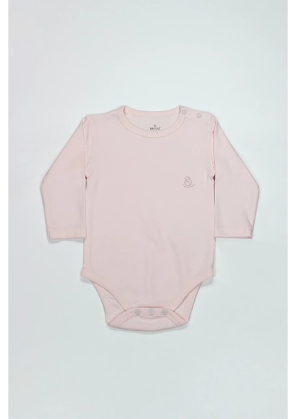 Natural Basic Style Uzun Kol Body 17104 Pembe