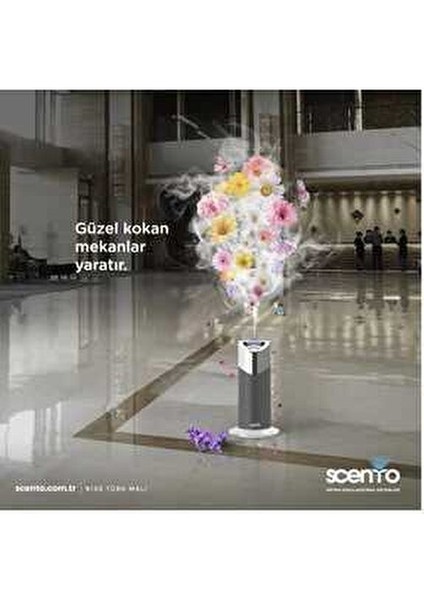 Ortam Kokulandırma Cihazı NANO DİFÜZYON Teknolojisi ile 1500 m² Etki Alanı