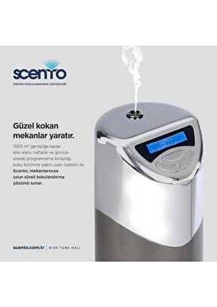 Ortam Kokulandırma Cihazı NANO DİFÜZYON Teknolojisi ile 1500 m² Etki Alanı