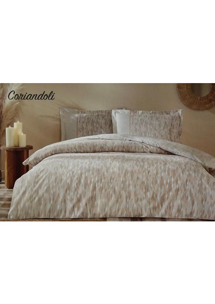 Özdilek Çift Kişilik Ranforce Nev Takımı Coriandoli Somon