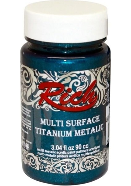 Riculti Surface Titanium 2570 Antik Turkuaz Metalik 90 cc