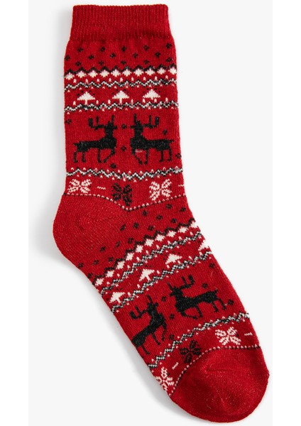 Desenli Yılbaşı Çorabı fiyatları