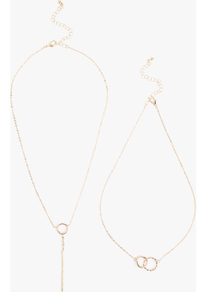 Sallantılı Halka Kolye