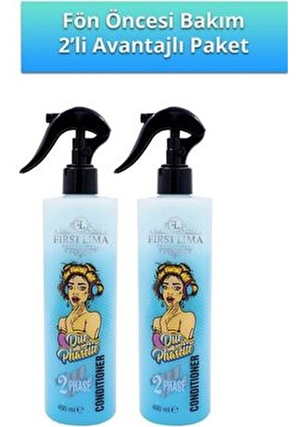 Argan Yağlı Çift Fazlı Saç Açıcı Sprey Yumuşatıcı Etki 2'li 400 ml modelleri