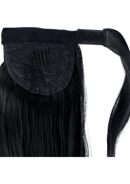 Bağlamalı Dalgalı At Kuyruğu / Siyah indirimleri