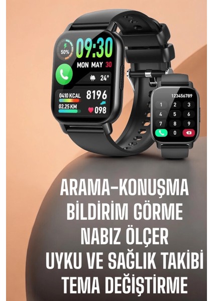 Buğz Yeni Nesil Akıllı Saat Arama Bildirimleri, Uyku & Kalp Atış Takibi fırsatları